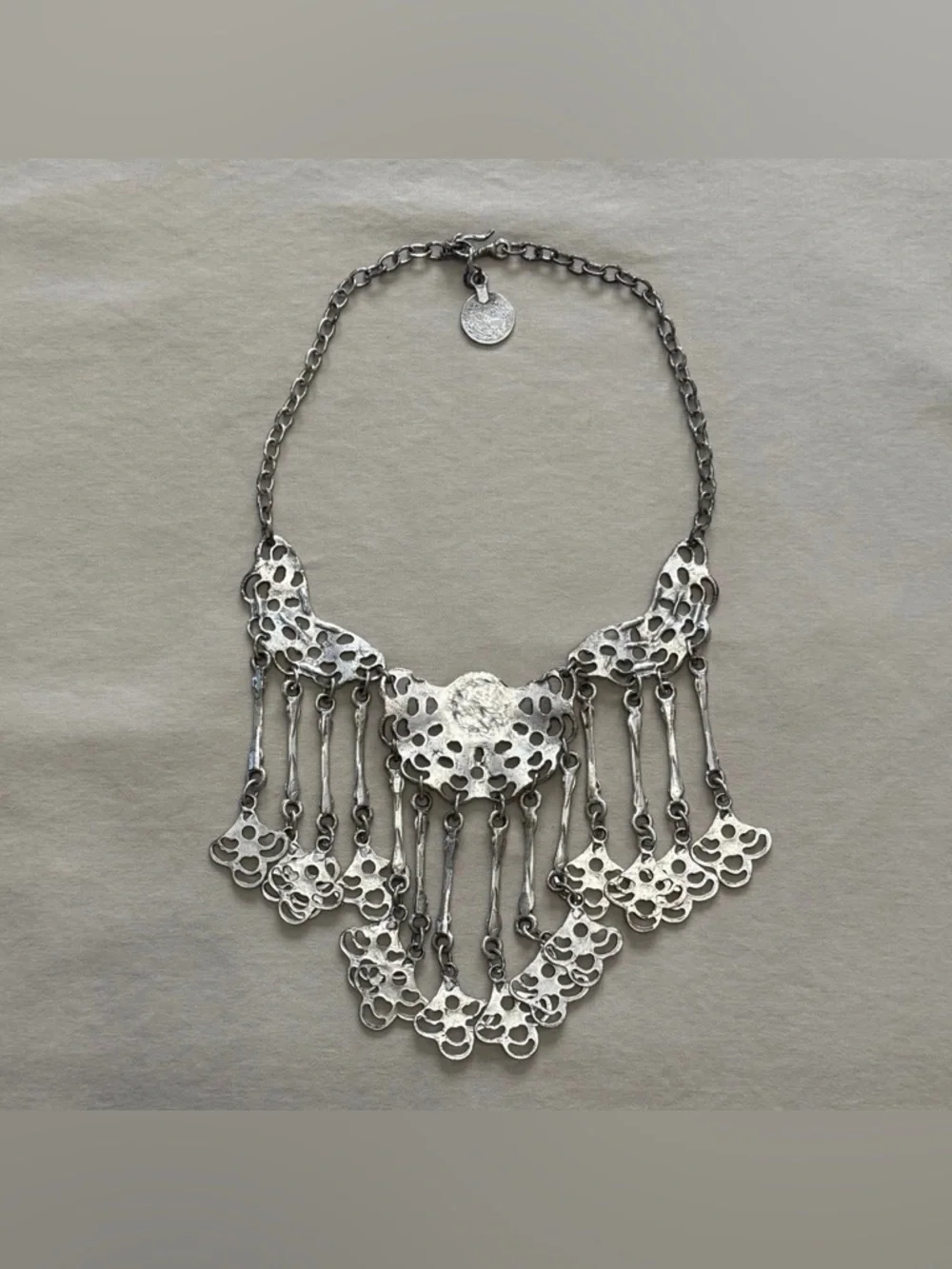 Turkish Ottoman Eastern Style Boho Stunning Adjustable Necklace